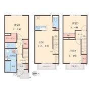 六実4丁目戸建て貸家の間取り画像