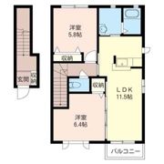 ラフォーレBの間取り画像