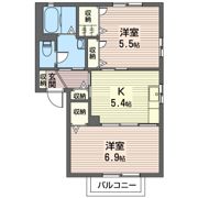 サニーハウス寿Bの間取り画像