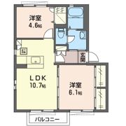 セピアコートAの間取り画像