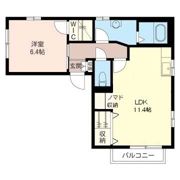 ハイネス Mの間取り画像