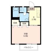 オークスアベニューAの間取り画像