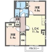 ア－クガ－デンおゆみ野Bの間取り画像