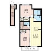 フレグランスIIの間取り画像