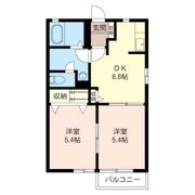 フレアパレスBの間取り画像