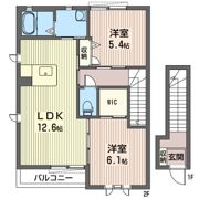 CHIHIRO HOUSE Bの間取り画像