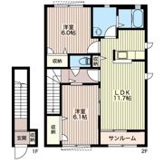 メゾン・ボヌールEの間取り画像