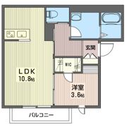 ル・パルク箱森Iの間取り画像