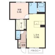 コモア浅香Bの間取り画像