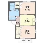 ラ・プランタン Iの間取り画像