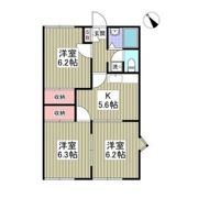 グランハイム稲葉Bの間取り画像