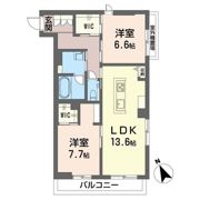 ボヌール ビンゴの間取り画像