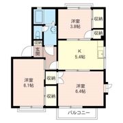 グリーンキャッスルの間取り画像