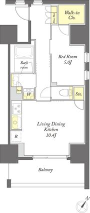 プライムメゾン横浜WESTの間取り画像