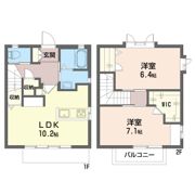 吉田テラスの間取り画像