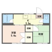 ベアハイツの間取り画像