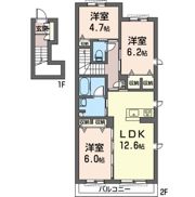 グランスール Dの間取り画像