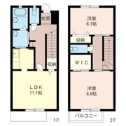 セカンド・ユキの間取り画像