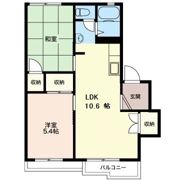 アルカディア Aの間取り画像