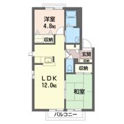 ドミール丸山 Aの間取り画像