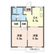 グリーンコーポの間取り画像