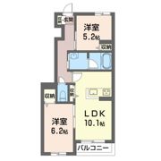 チェスナッツメゾンIIIの間取り画像