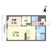 グラム天王町の間取り画像