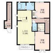 ベルクレストの間取り画像