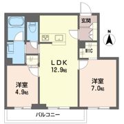 サンライズハイツIの間取り画像