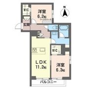 セゾン サフィールの間取り画像