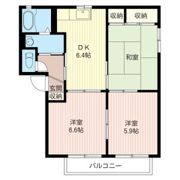 フレグランスFの間取り画像