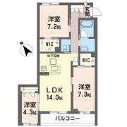 ティエンポ フェリズ Iの間取り画像