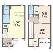 プリマ請西E棟の間取り画像