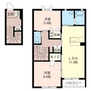 ビューグランド Aの間取り画像