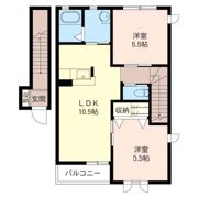 メゾン・K＆Kの間取り画像