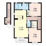 アミティエ Aの間取り画像