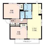 イースト Iの間取り画像