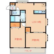 ウィステリアハイツA棟の間取り画像