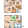 with large garden House(ウィズラージガーデンハウス)の間取り画像