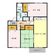 メゾンアルファ Ⅱの間取り画像