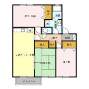 メゾンアルファ Ⅱの間取り画像
