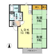 サンライズ吉永 A棟の間取り画像