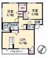 サウスサイドスクエア Ⅱ棟の間取り画像