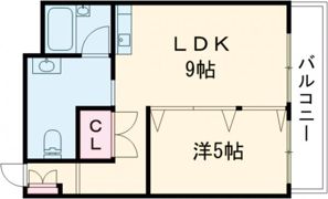 コーポ駿河の間取り画像