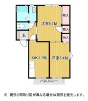 ソシアル沢IIIの間取り画像