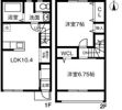 FeliceⅢの間取り画像