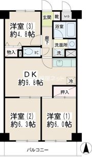 ブロードマンションの間取り画像