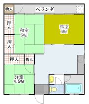 矢野第二ビルの間取り画像