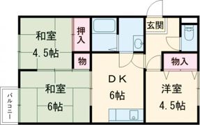 エアリーコートB棟の間取り画像