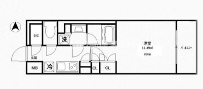 TFレジデンス川崎殿町WESTの間取り画像
